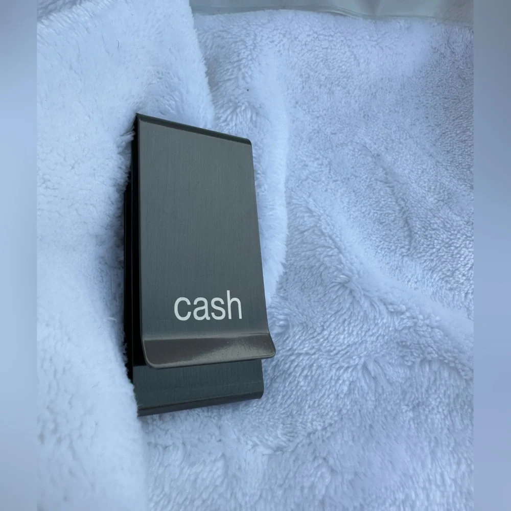 NWT- Men in Cities- Metal Double‎ Sided Cash and Credit Money Clip